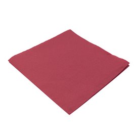 Guardanapos de Papel Ponta-Ponta 40x40cm 2C Bordeaux (1.200 Uds)