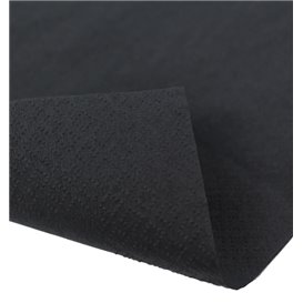 Guardanapos Papel com Rebordo 40x40cm 2C Preto (100 Uds)