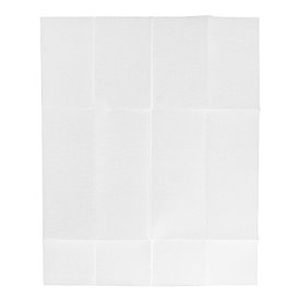 Guardanapo Canguru de Papel  Ponta-Ponta 33x40cm Branco (60 Uds)