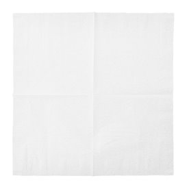 Guardanapos de Papel com Rebordo 40x40cm1C Branco (9.600 Uds)