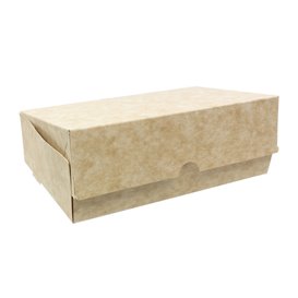 Caixa de Cartão Kraft Pastelaria Branca 17,5x11,5x4,7cm 250g (400 Uds)