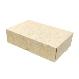 Caixa de Cartão Kraft Pastelaria Branca 17,5x11,5x4,7cm 250g (400 Uds)