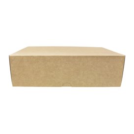 Caixa de Cartão Kraft Pastelaria Branca 20,4x15,8x6cm 1kg (20 Uds)