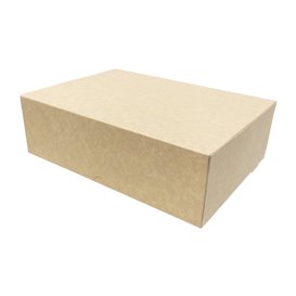 Caixa de Cartão Kraft Pastelaria Branca 25,8x18,9x8cm 2kg (20 Uds)