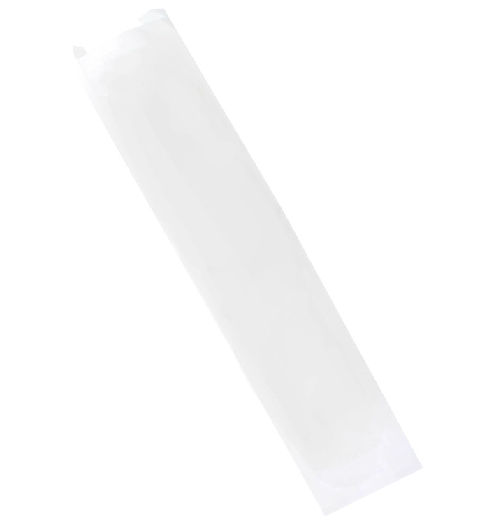 Saco de Papel Branco  9+5x24cm (250 Unidades)