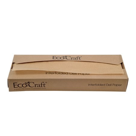 Papel Envolvente Antigordura Kraft em Dispensador 37,5x27cm (500 Uds)