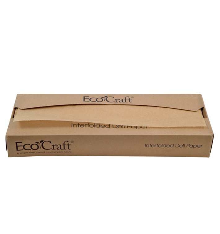 Papel Envolvente Antigordura Kraft em Dispensador 37,5x27cm (6.000 Uds)