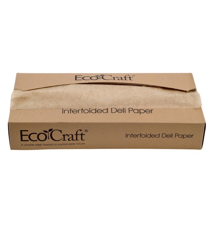 Papel Envolvente Antigordura Kraft em Dispensador 30,8x27cm (6.000 Uds)