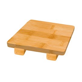 Bandeja de Bambu 15x15x2,5cm (40 Uds)