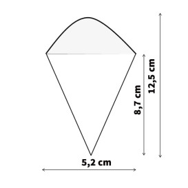 Cone de Folha de Pinho 125mm (1.000 Uds)