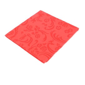 Guardanapos Damascato Airlaid Vermelho 40x40cm (50 Uds)