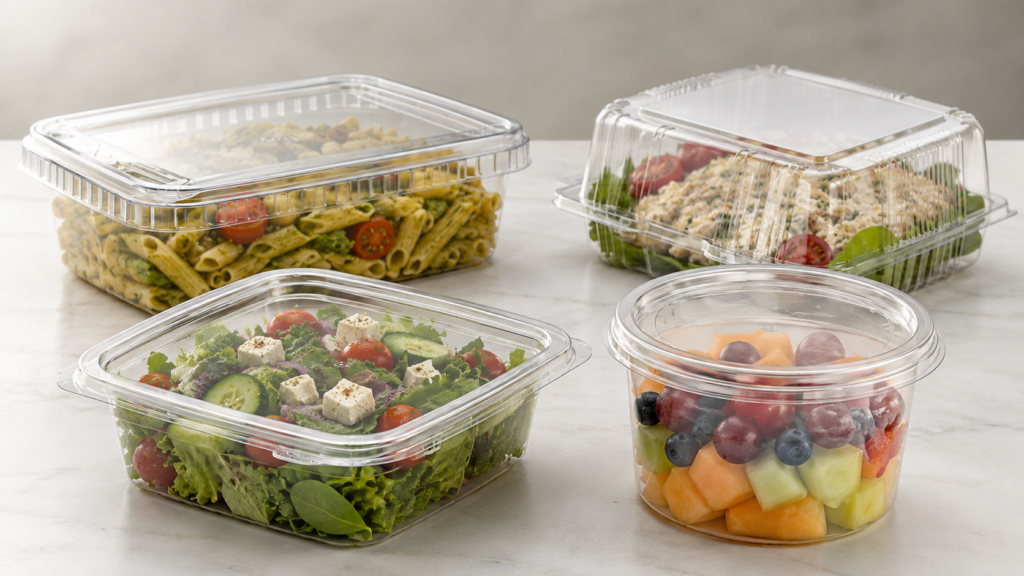 Embalagens com selo de segurança para diferentes tipos de alimentos