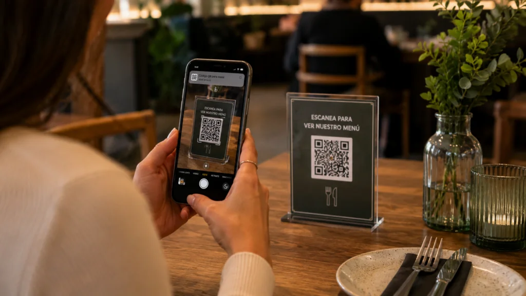 Menus digitais para restaurantes